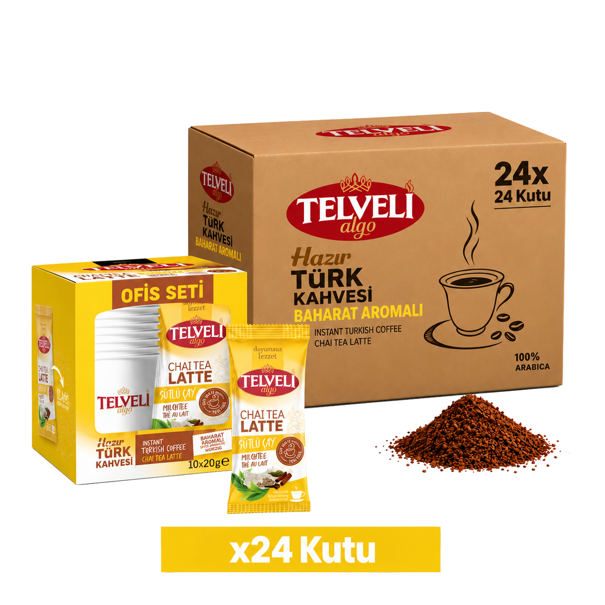 Chai Tea Latte – Sütlü Çay – Toptan Ofis Seti