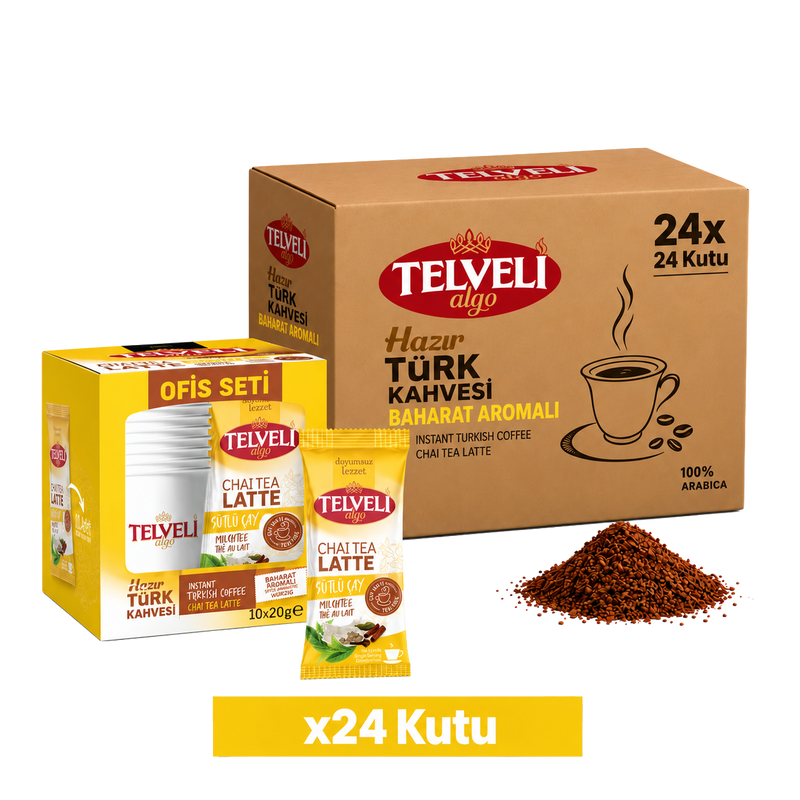 Chai Tea Latte – Sütlü Çay – Toptan Ofis Seti