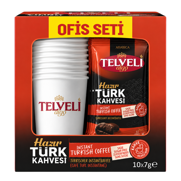 Hazır Türk Kahvesi – Sade – 10'lu