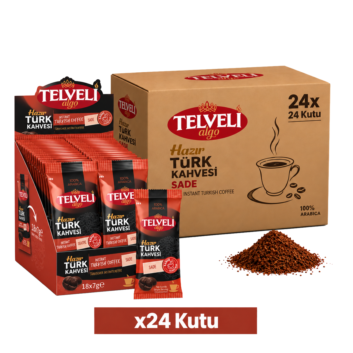 Hazır Türk Kahvesi – Sade – Toptan