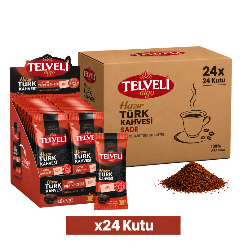 Hazır Türk Kahvesi – Sade – Toptan