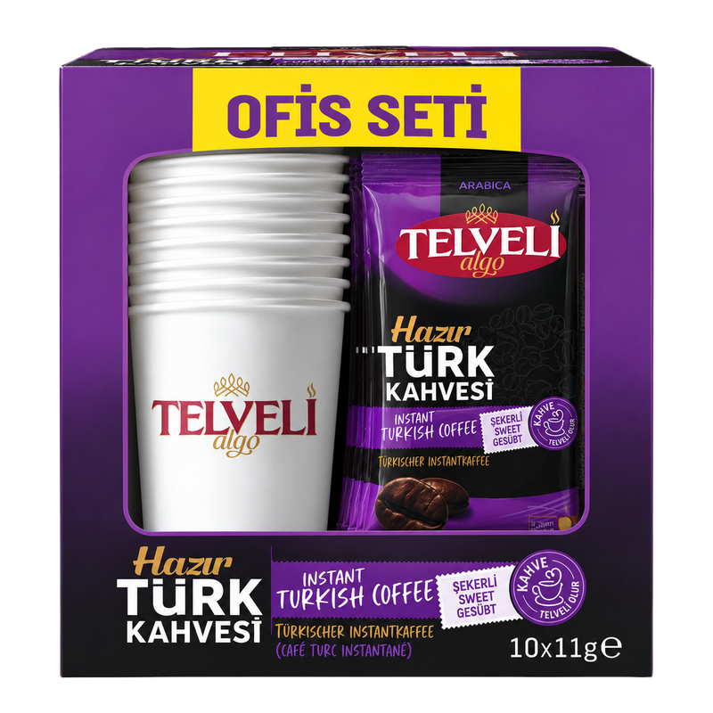 hazır türk kahvesi sekerli