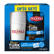 Orta Hazır Türk Kahvesi Ofis Seti – Toptan