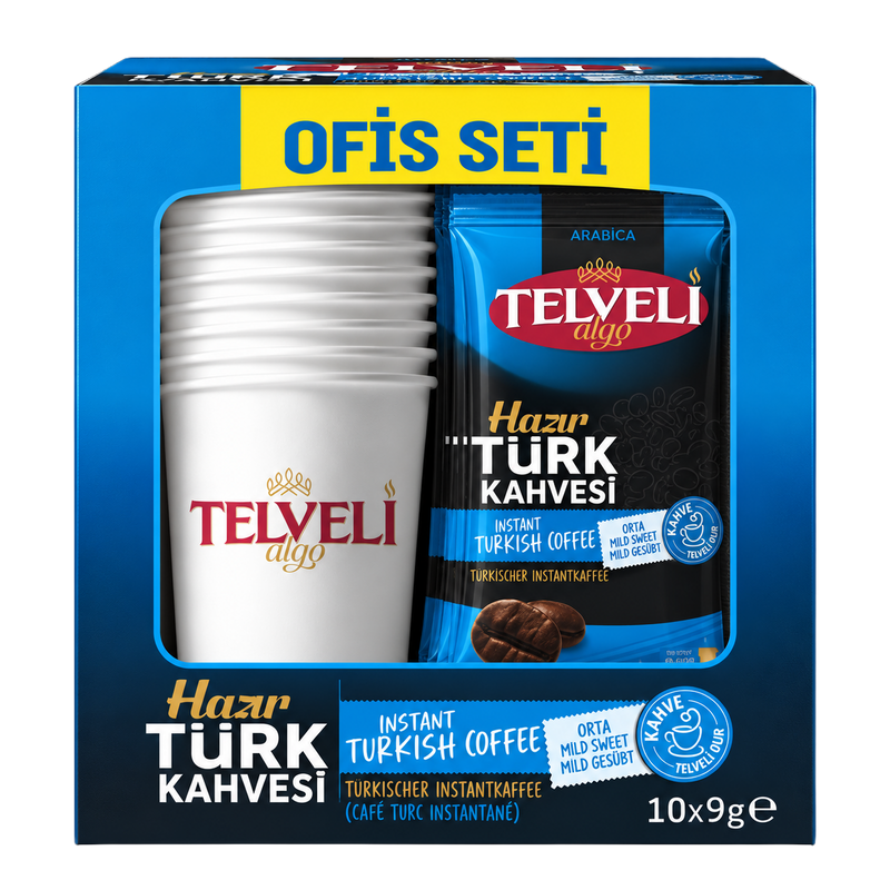Hazır Türk Kahvesi – Orta – 10'lu