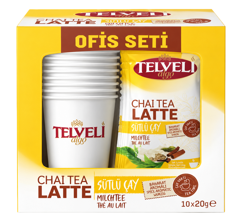 Chai Tea Latte - Sütlü Çay - 10'lu