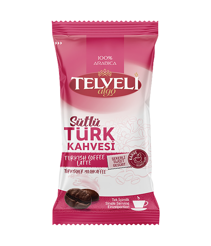 Sütlü Hazır Türk Kahvesi – Şekerli