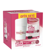 Sütlü Hazır Türk Kahvesi – Şekerli – Toptan Ofis Seti
