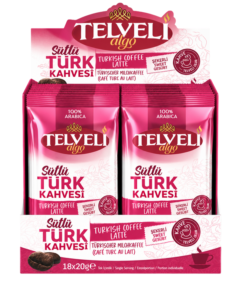 Sütlü Hazır Türk Kahvesi – Şekerli