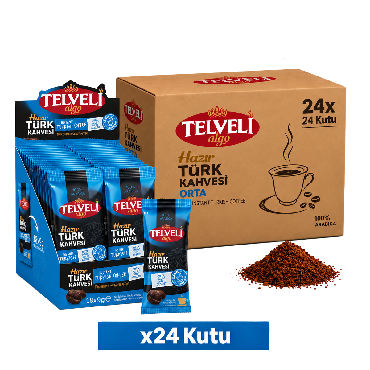 Hazır Türk Kahvesi – Orta – Toptan